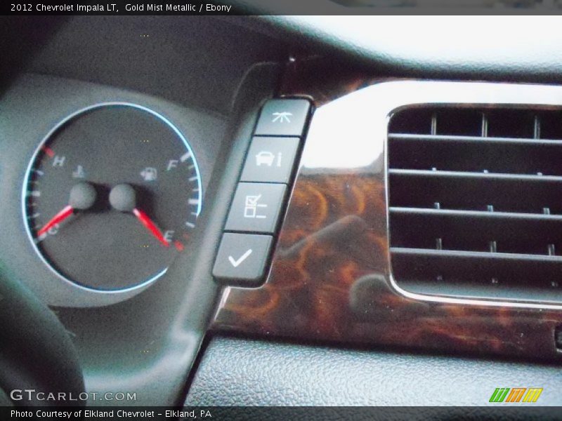 Gold Mist Metallic / Ebony 2012 Chevrolet Impala LT