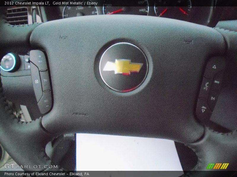 Gold Mist Metallic / Ebony 2012 Chevrolet Impala LT