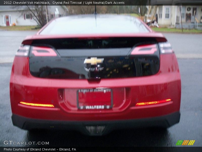 Crystal Red Tintcoat / Light Neutral/Dark Accents 2012 Chevrolet Volt Hatchback