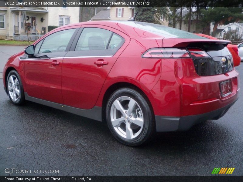 Crystal Red Tintcoat / Light Neutral/Dark Accents 2012 Chevrolet Volt Hatchback