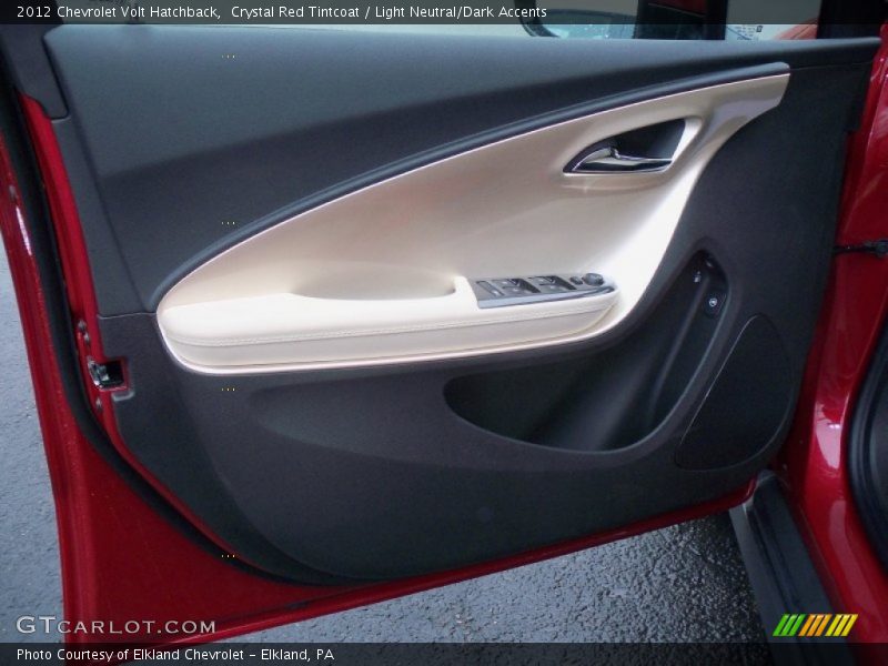 Crystal Red Tintcoat / Light Neutral/Dark Accents 2012 Chevrolet Volt Hatchback