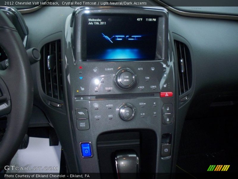 Crystal Red Tintcoat / Light Neutral/Dark Accents 2012 Chevrolet Volt Hatchback