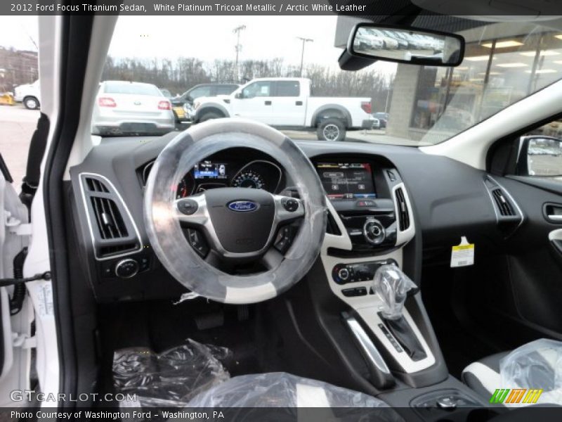 Dashboard of 2012 Focus Titanium Sedan