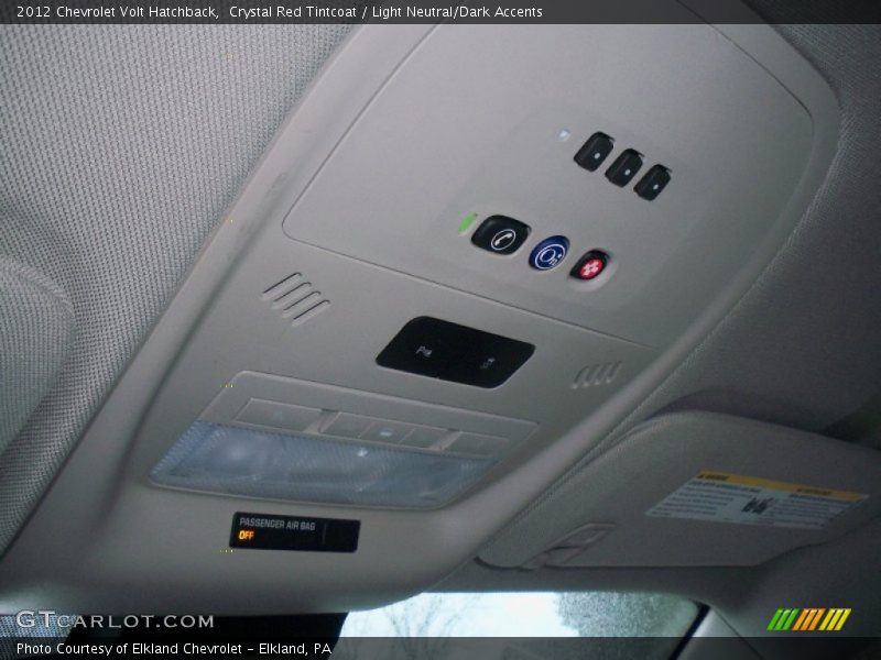 Crystal Red Tintcoat / Light Neutral/Dark Accents 2012 Chevrolet Volt Hatchback