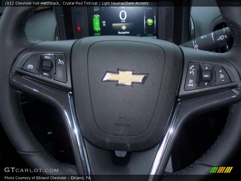Controls of 2012 Volt Hatchback