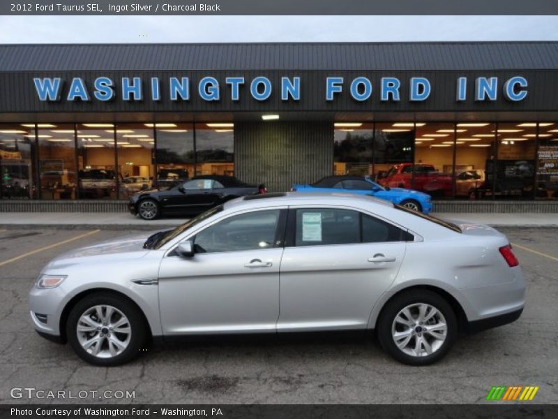 Ingot Silver / Charcoal Black 2012 Ford Taurus SEL