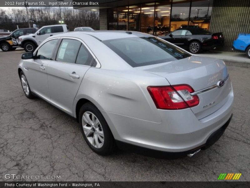Ingot Silver / Charcoal Black 2012 Ford Taurus SEL