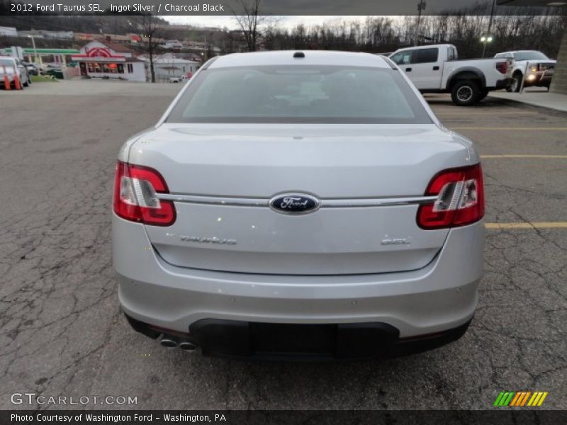 Ingot Silver / Charcoal Black 2012 Ford Taurus SEL