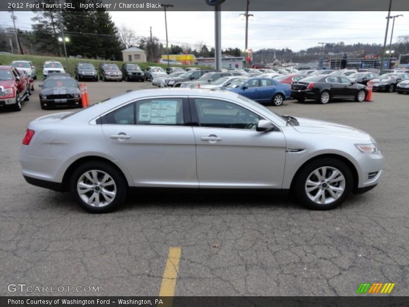 Ingot Silver / Charcoal Black 2012 Ford Taurus SEL