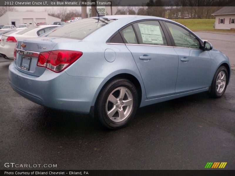 Ice Blue Metallic / Medium Titanium 2012 Chevrolet Cruze LT