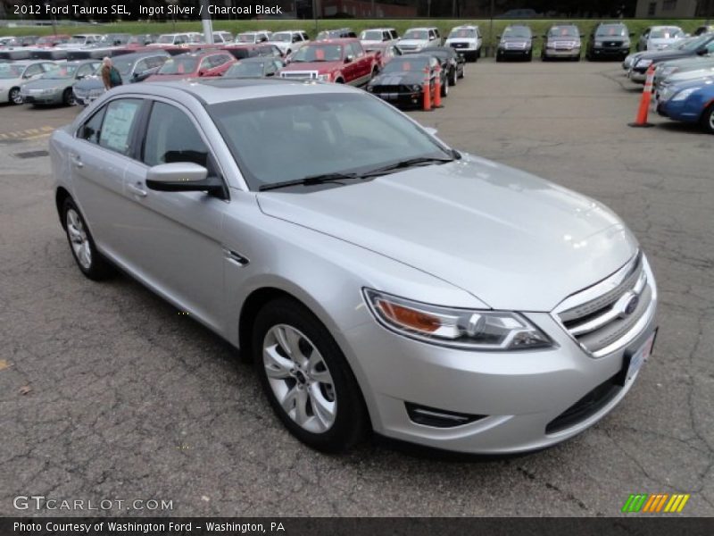 Ingot Silver / Charcoal Black 2012 Ford Taurus SEL