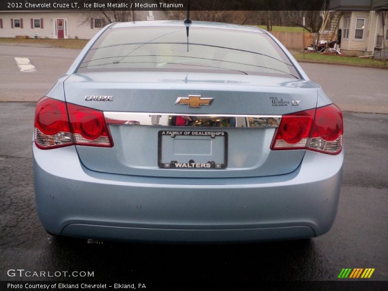 Ice Blue Metallic / Medium Titanium 2012 Chevrolet Cruze LT