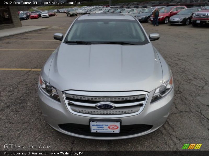 Ingot Silver / Charcoal Black 2012 Ford Taurus SEL