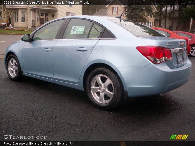 Ice Blue Metallic / Medium Titanium 2012 Chevrolet Cruze LT