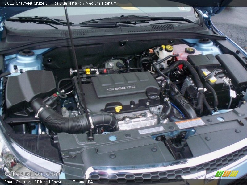 Ice Blue Metallic / Medium Titanium 2012 Chevrolet Cruze LT