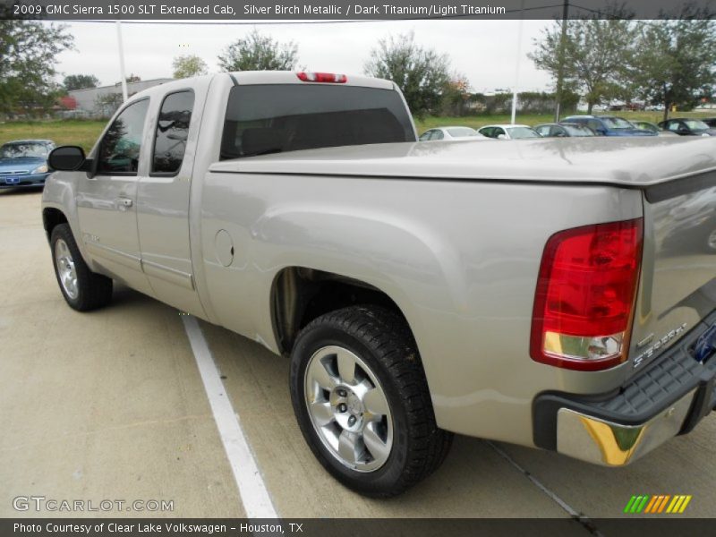 Silver Birch Metallic / Dark Titanium/Light Titanium 2009 GMC Sierra 1500 SLT Extended Cab