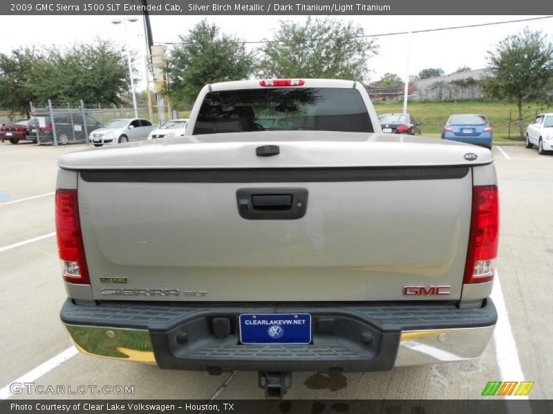 Silver Birch Metallic / Dark Titanium/Light Titanium 2009 GMC Sierra 1500 SLT Extended Cab