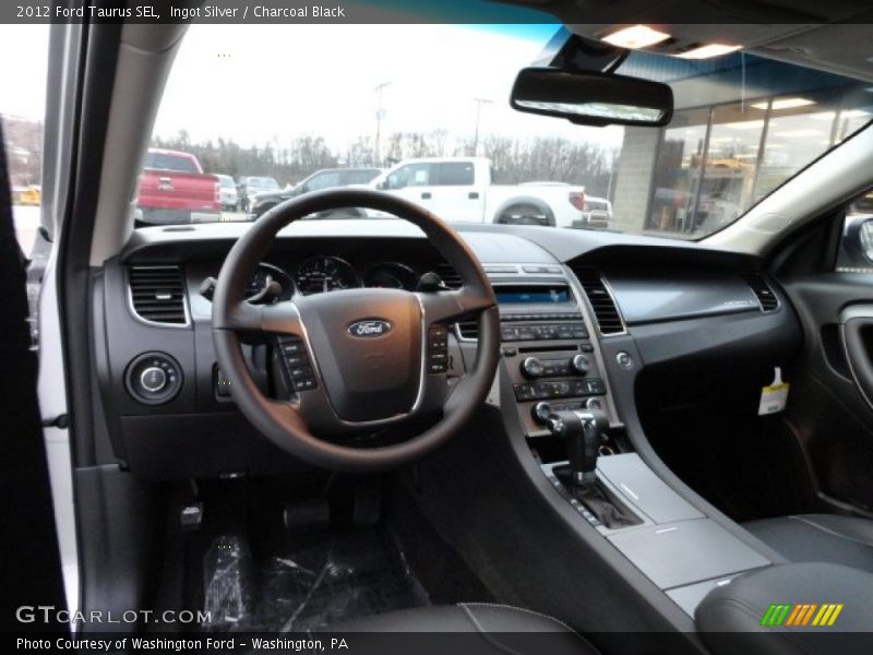 Ingot Silver / Charcoal Black 2012 Ford Taurus SEL
