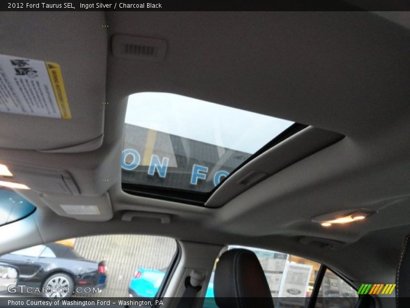 Ingot Silver / Charcoal Black 2012 Ford Taurus SEL