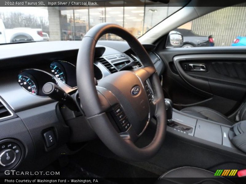 Ingot Silver / Charcoal Black 2012 Ford Taurus SEL