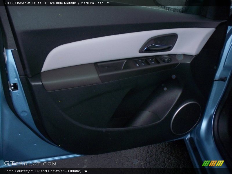 Ice Blue Metallic / Medium Titanium 2012 Chevrolet Cruze LT