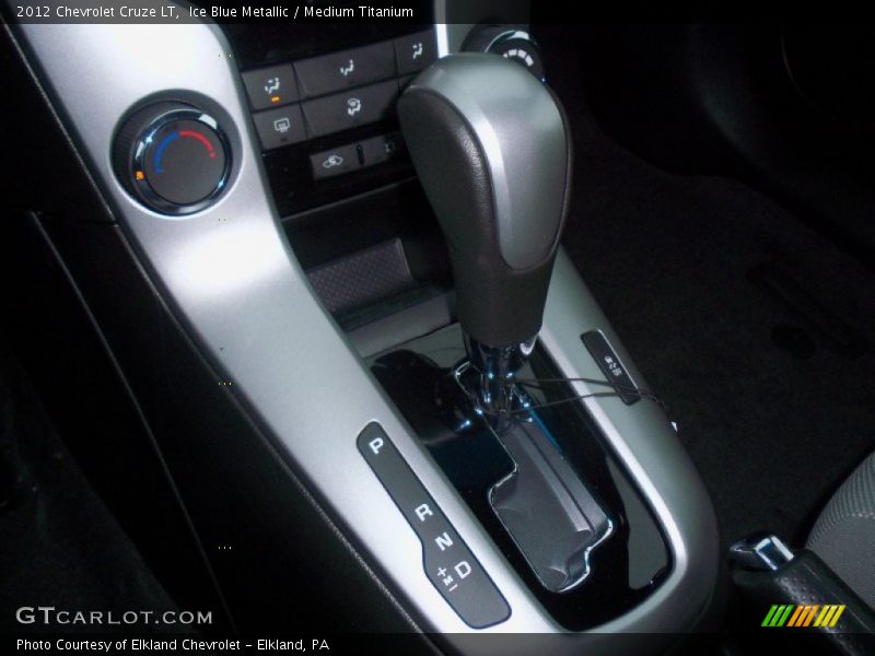 Ice Blue Metallic / Medium Titanium 2012 Chevrolet Cruze LT