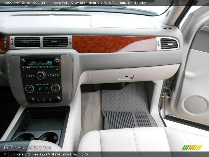 Silver Birch Metallic / Dark Titanium/Light Titanium 2009 GMC Sierra 1500 SLT Extended Cab