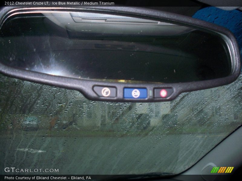 Ice Blue Metallic / Medium Titanium 2012 Chevrolet Cruze LT
