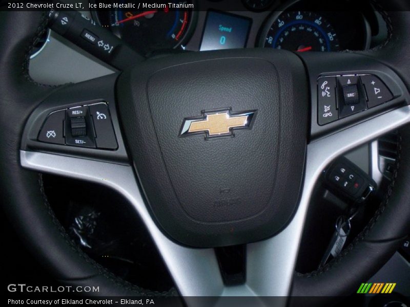 Ice Blue Metallic / Medium Titanium 2012 Chevrolet Cruze LT
