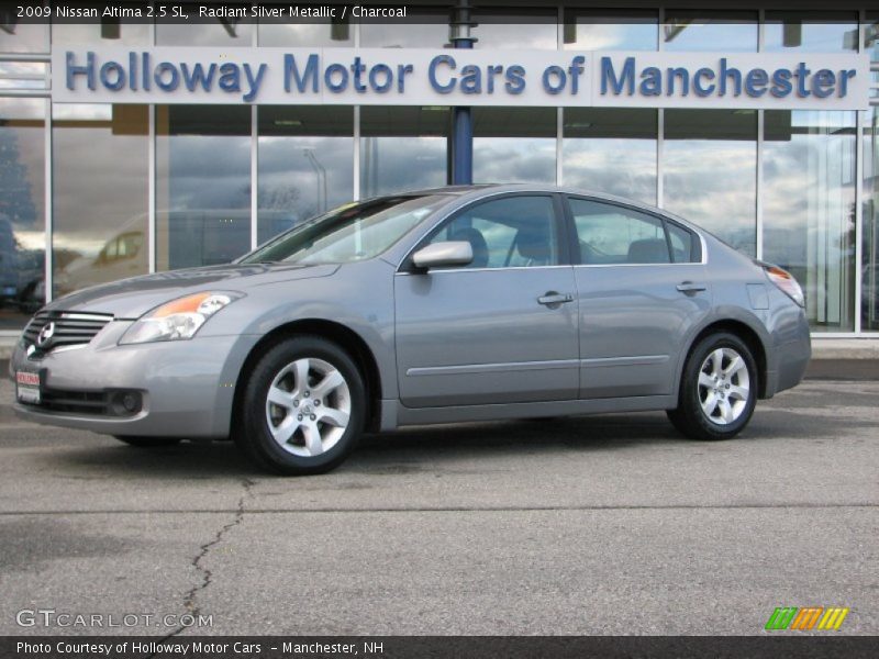 Radiant Silver Metallic / Charcoal 2009 Nissan Altima 2.5 SL