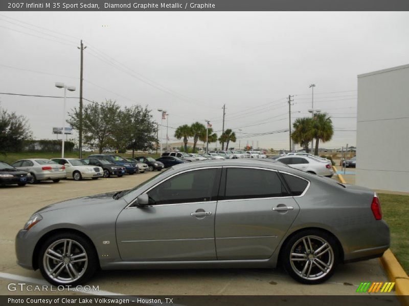 Diamond Graphite Metallic / Graphite 2007 Infiniti M 35 Sport Sedan