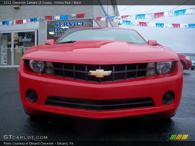 Victory Red / Black 2012 Chevrolet Camaro LS Coupe