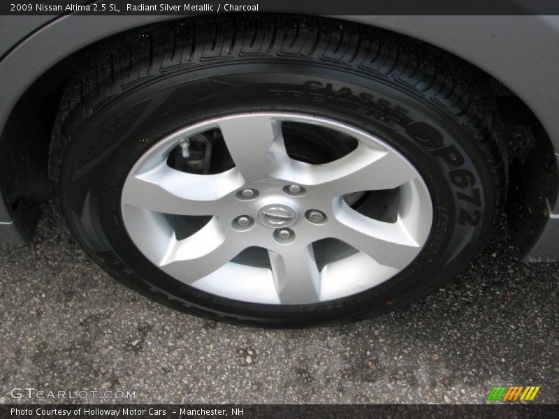 Radiant Silver Metallic / Charcoal 2009 Nissan Altima 2.5 SL