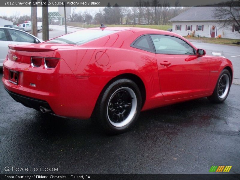 Victory Red / Black 2012 Chevrolet Camaro LS Coupe