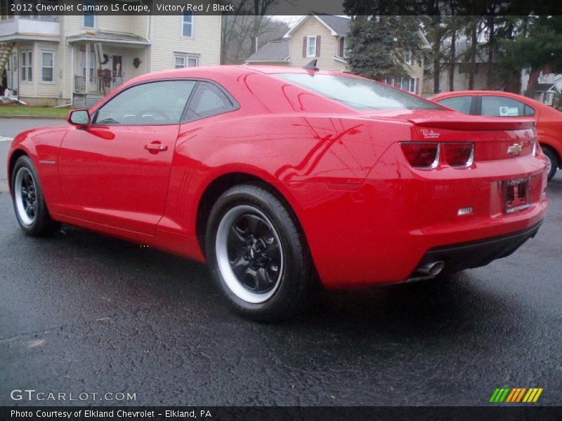 Victory Red / Black 2012 Chevrolet Camaro LS Coupe