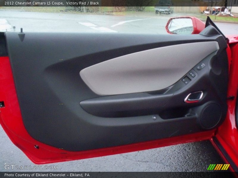 Victory Red / Black 2012 Chevrolet Camaro LS Coupe