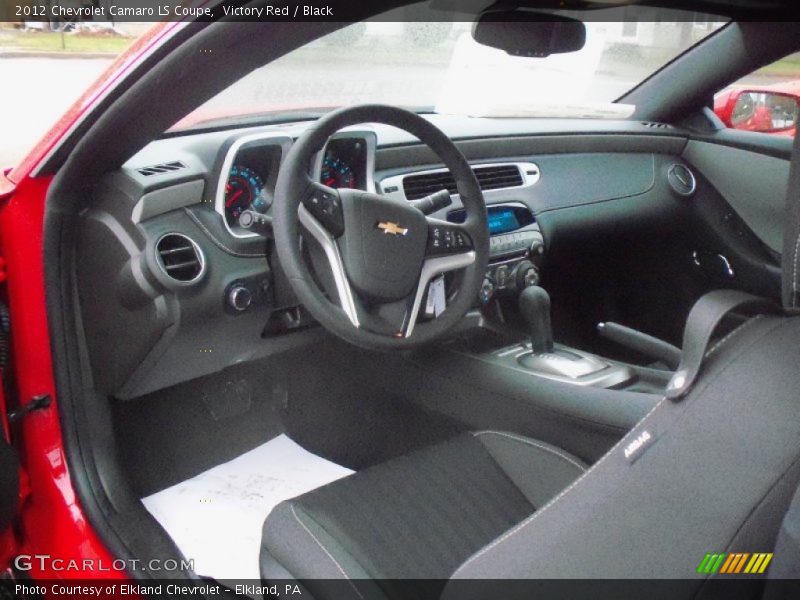 Victory Red / Black 2012 Chevrolet Camaro LS Coupe