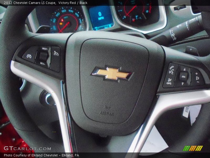 Victory Red / Black 2012 Chevrolet Camaro LS Coupe