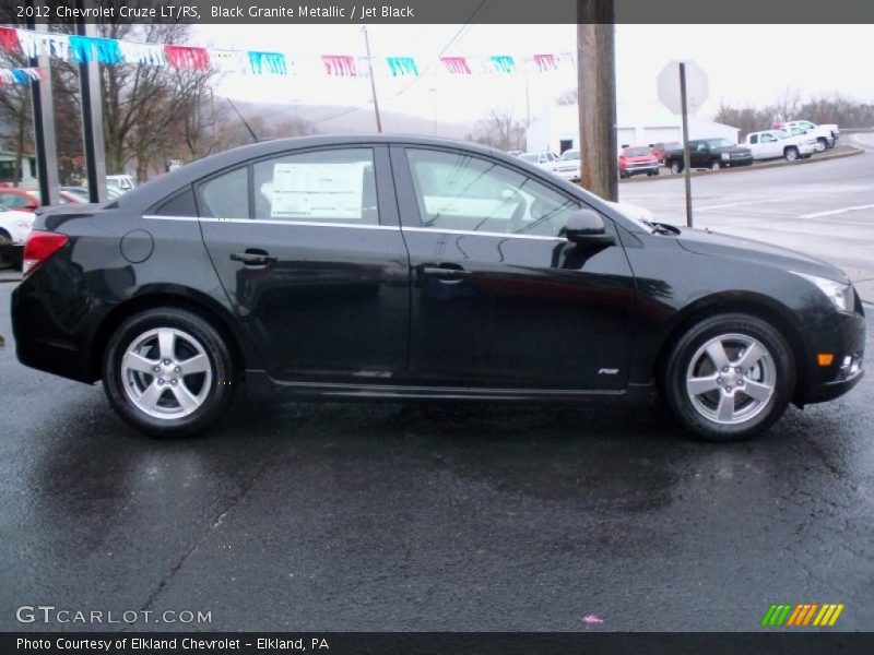 Black Granite Metallic / Jet Black 2012 Chevrolet Cruze LT/RS