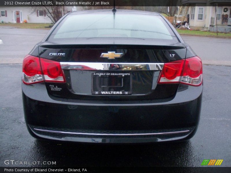 Black Granite Metallic / Jet Black 2012 Chevrolet Cruze LT/RS