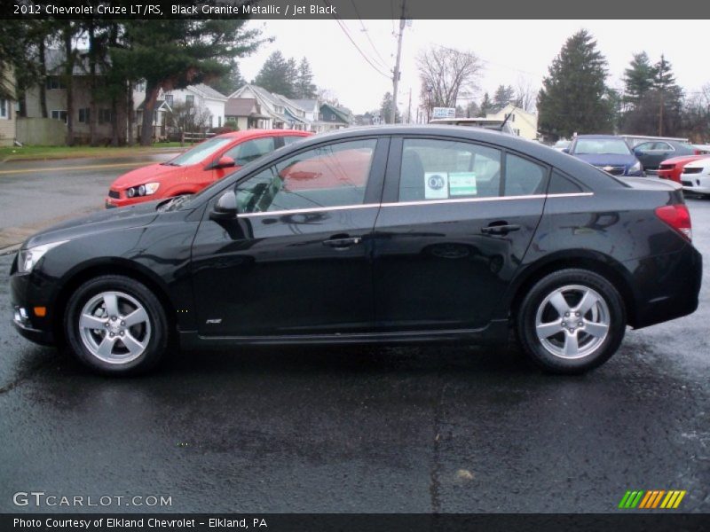 Black Granite Metallic / Jet Black 2012 Chevrolet Cruze LT/RS
