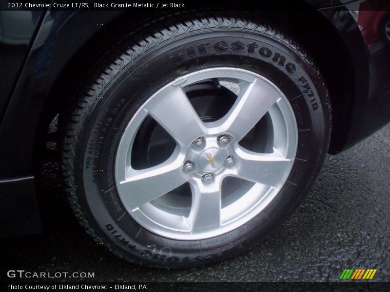 Black Granite Metallic / Jet Black 2012 Chevrolet Cruze LT/RS
