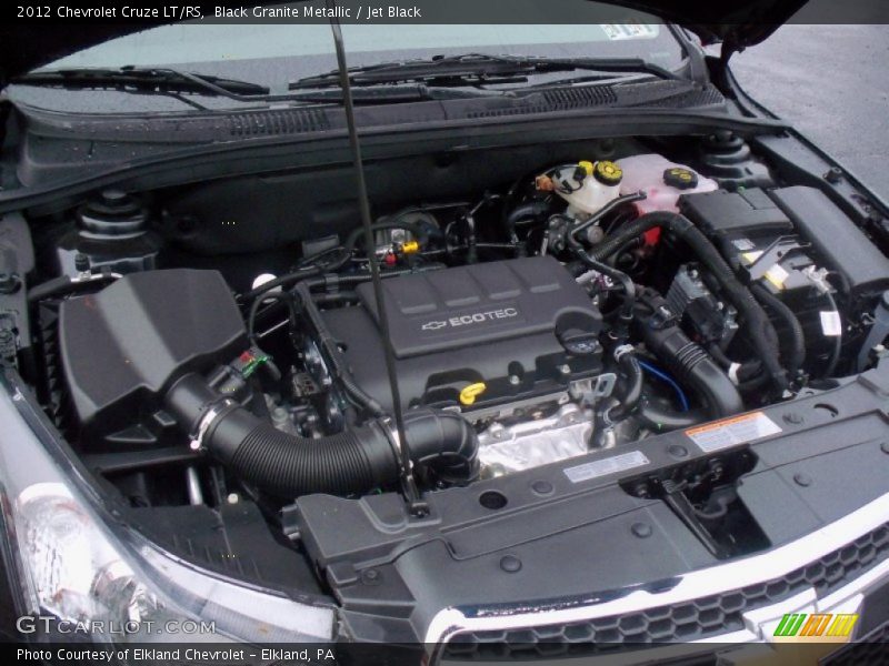 Black Granite Metallic / Jet Black 2012 Chevrolet Cruze LT/RS