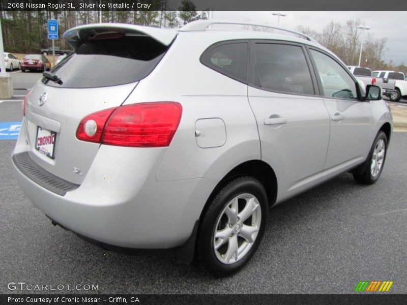 Silver Ice Metallic / Gray 2008 Nissan Rogue SL
