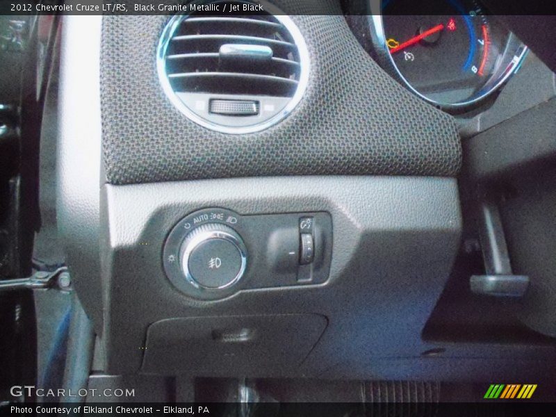 Black Granite Metallic / Jet Black 2012 Chevrolet Cruze LT/RS