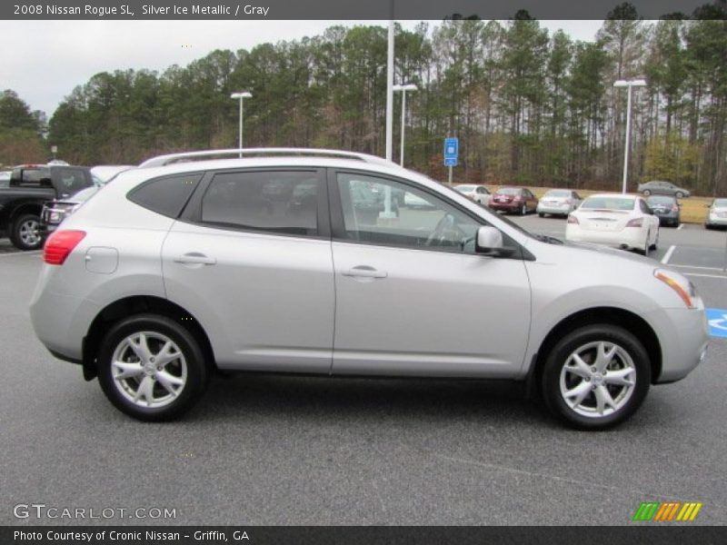 Silver Ice Metallic / Gray 2008 Nissan Rogue SL