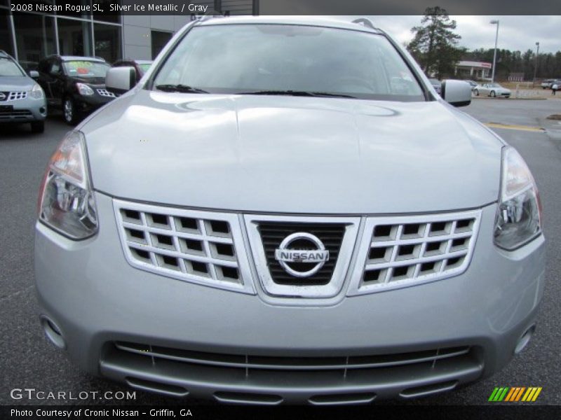 Silver Ice Metallic / Gray 2008 Nissan Rogue SL