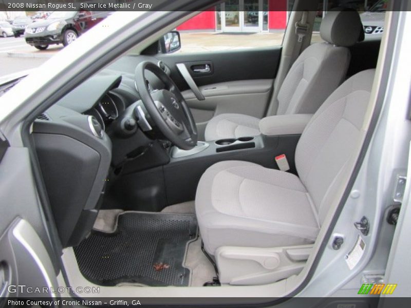 Silver Ice Metallic / Gray 2008 Nissan Rogue SL