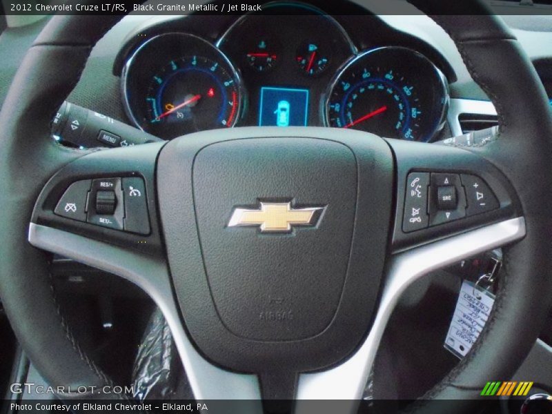 Black Granite Metallic / Jet Black 2012 Chevrolet Cruze LT/RS
