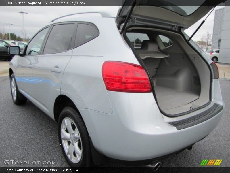 Silver Ice Metallic / Gray 2008 Nissan Rogue SL